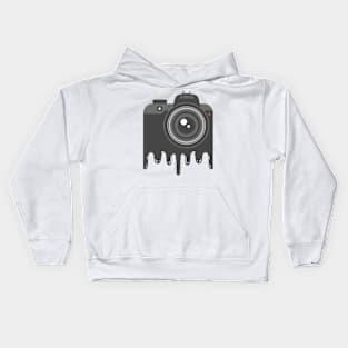 Melted Camera - Travel & Photograph Globe for Photographers T-Shirt Kids Hoodie